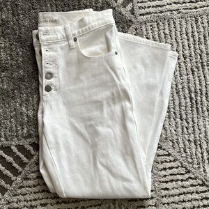 Lucky Brand Mid Rise Authentic Straight White Jeans - Size 26/2 Preppy Nautical